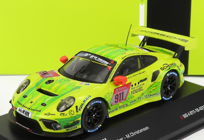 Ixo-models Porsche 911 991-2 Gt3 R Team Manthey Racing N 911 1:43, žlutá