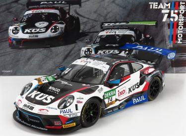 Ixo-models Porsche 911 991 Gt3 R Team Kus 75 Bernhard N 74 1:18, bílá