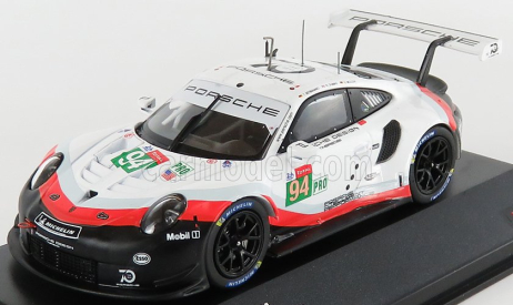Ixo-models Porsche 911 991 Rsr Team Porsche Gt Lmgte Pro N 94 1:43, bílá