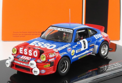 Ixo-models Porsche 911sc (night Version) N 8 Rally Montecarlo 1982 1:43, modročervená