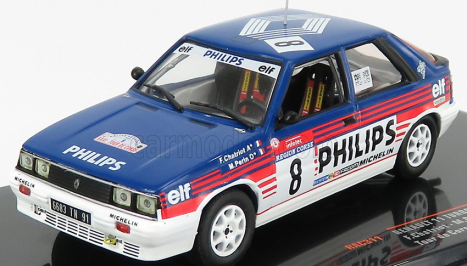 Ixo-models Renault R11 Turbo N 8 Rally Tour De Corse 1987 1:43, modrobílá
