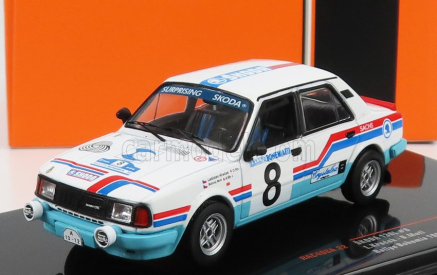 Ixo-models Škoda 130l Team Uamk Skoda Mlada Boleslav N 8 1:43, bílá