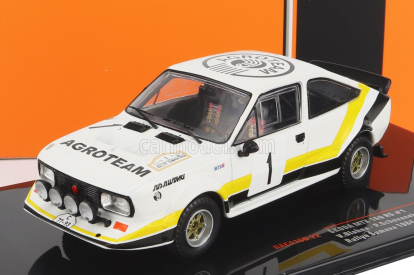 Ixo-models Škoda 160rs Mtx (night Version) N 1 Rally Sumava 1984 1:43, bílá