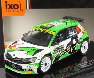 Ixo-models Škoda Fabia Rally2 Evo N 22 Rally Montecarlo 2021 1:43