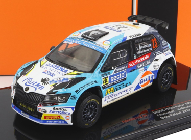 Ixo-models Škoda Fabia Rally2 Evo N 23 Rally Finland 2022 1:43, modrobílá