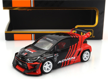 Ixo-models Toyota Yaris Gr Pandem Rhd 2022 1:43 Černá Červená