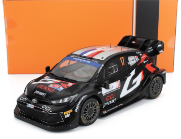 Ixo-models Toyota Yaris Gr Rally1 Team Toyota Gazoo Racing Wrt N 17 Winner Rally Croatia 2024 Sebastien Ogier - Vincent Landais 1:18 Black
