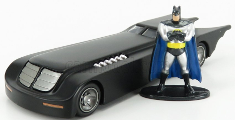 Jada Batman Batmobile The Animated Series With Batman Figure 1992 1:32 Matt Black