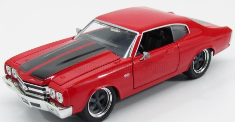 Jada Chevrolet Dom's Chevy Chevelle 454ss 1970 - Rychle a zběsile 1:24, červená