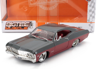 Jada Chevrolet Impala Ss Coupe 1967 1:24 Matt Grey