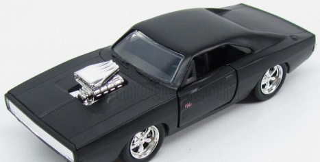 Jada Dodge Dom's Dodge Charger R/t 1970 - Fast & Furious 7 1:32 Matt Black
