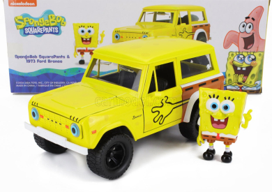 Jada Ford usa Bronco With Squarepants Spongebob Figure 1973 1:24 Žlutá