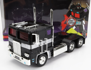 Jada Peterbilt 352 Tractor Truck 3-assi 1979 - Nemesis Prime Transformers 1:24 Black