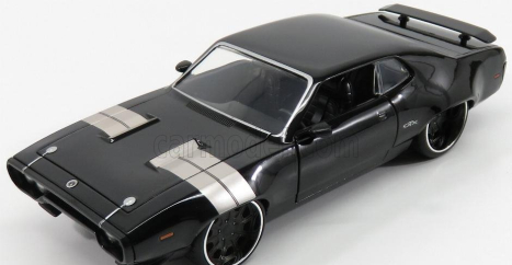 Jada Plymouth Dom's Gtx Coupe 1971 - Fast & Furious 8 2017 1:24 Černá Stříbrná