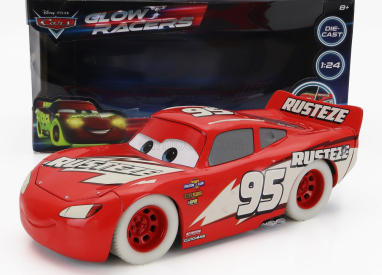 Jada Walt disney Saetta Lightning Mcqueen - Cars Movie 1:24 Červená Žlutá