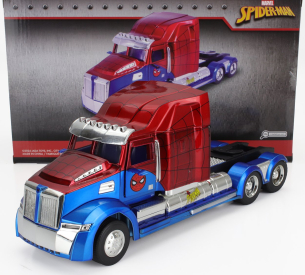Jada Western star 57x Tractor Truck Spiderman 2009 1:24 Modrá Červená