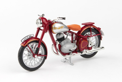 Abrex Jawa 250 Pérák Standard (1948) 1:18 - Tmavě červená