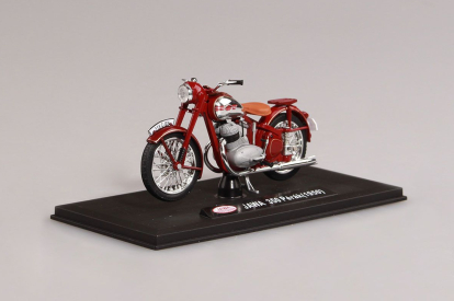 Abrex Jawa 350 Pérák (1950) 1:18 - Tmavě Červená
