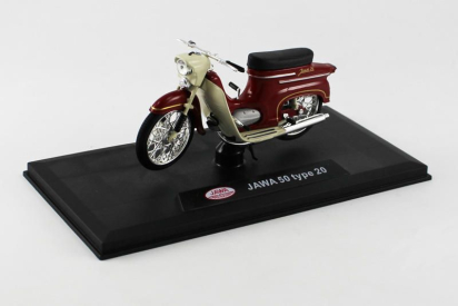 Abrex Jawa 50 Pionýr typ 20 (1967) 1:18 - Tmavě Červená