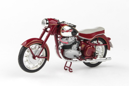 Abrex Jawa 500 OHC (1956) 1:18 - Tmavě Červená