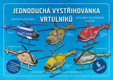 Jednoduché vrtulníky 2. vydání - 6 papírových modelů