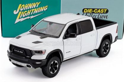 Johnny lightning Dodge Ram 1500 Rebel Crew Cab Pick-up 2019 1:27 Bílá