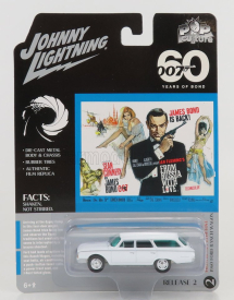 Johnny lightning Ford usa Ranch Station Wagon 1960 - 007 James Bond 1:64, bílá