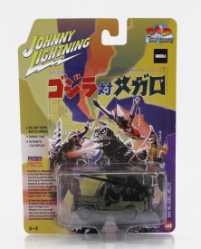 Johnny lightning Jeep Willys Army Godzilla Vs Megalon 1:64 Vojenská Zelená