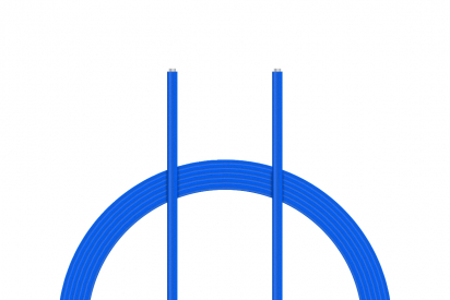 Kabel PVC 0.055mm2 10m (modrý)