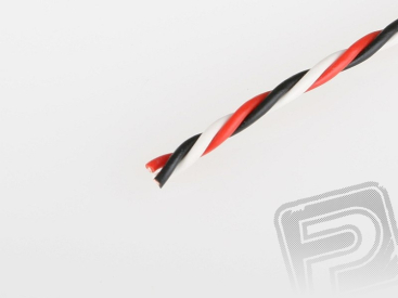 Kabel třížilový kroucený tlustý FU 0.25mm2