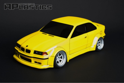 Karoserie APlastics - BMW E36 M3 Wide - 1/10, 195/197mm