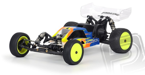 Karoserie čirá BullDog pro TLR Losi 22 (motor uprostřed)