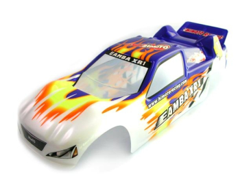 Karosérie lakovaná Himoto Truck 1:10 (bílo-modro-oranžová)