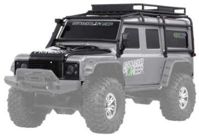 Karoserie pro RC auto Max Tiger 3, stříbrná