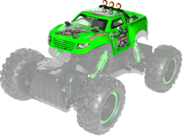 Karoserie RC auta King Crawler, zelená
