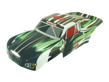 Karoserie Short Course truck 1:5 černo-zelená