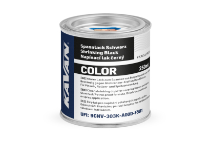KAVAN napínací lak COLOR, černý, 250ml