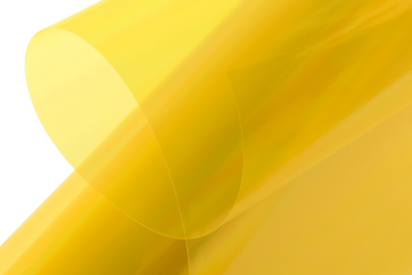 KAVAN nažehlovací fólie 10m - transparentní žlutá