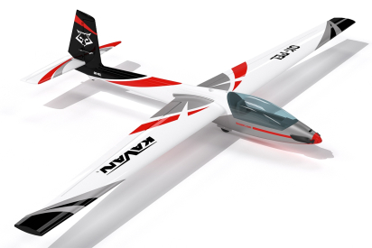 KAVAN Swift S-1 2400mm ARF - červená - Rozbalený