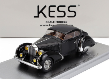 Kess-model Bugatti T57 Labourdette Vutotal Coupe 1936 1:43 Black
