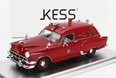 Kess-model Chevrolet National Ambulance Royal Oak Michigan Fire Protection Fire Engine 1954 1:43 Red