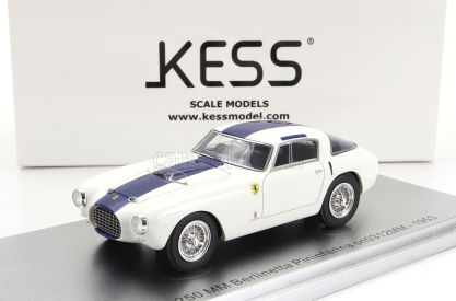 Kess-model Ferrari 250mm Sn0312mm Berlinetta Pininfarina 1953 1:43 Bílá Modrá