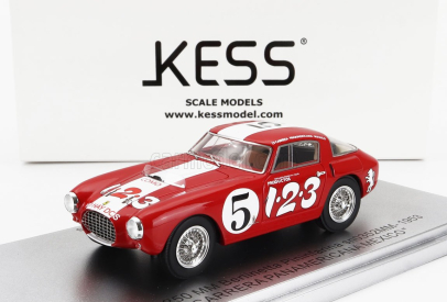 Kess-model Ferrari 250mm Sn0352mm Berlinetta Pininfarina N 5 Iv Carrera Panamericana Mexico 1953 R.echeverria - P.villegas 1:43 Červená Bílá