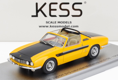 Kess-model Ferrari 330 Gt 2+2 Sn.6109 Michelotti Cabriolet Open 1964 1:43 Žlutá Černá