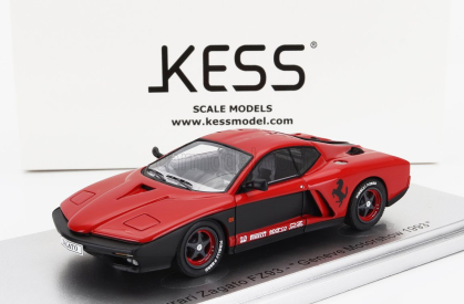 Kess-model Ferrari Zagato Fz93 Geneve Motorshow 1993 1:43 Červená Černá