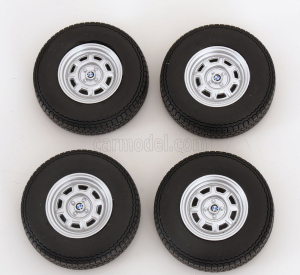 Kk-scale Accessories Set 4x Wheels And Rims For Bmw 2002 1971 1:12 Černý Chrom