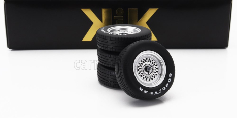 Kk-scale Accessories Set 4x Wheels And Rims For Esprit Turbo 1981 1:18 Černá Stříbrná