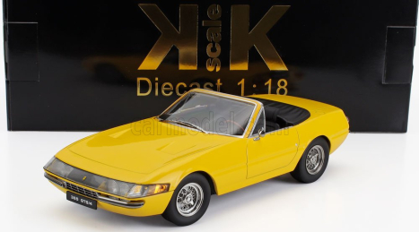 Kk-scale Ferrari 365 Gts Daytona Spider 1-series Open 1969 1:18 Žlutá