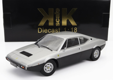 Kk-scale Ferrari Dino 308 Gt4 1974 1:18 Stříbrná Černá