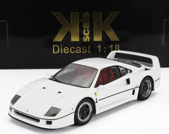 Kk-scale Ferrari F40 1987 - Personal Car Sultan Of Brunei 1:18 Bílá